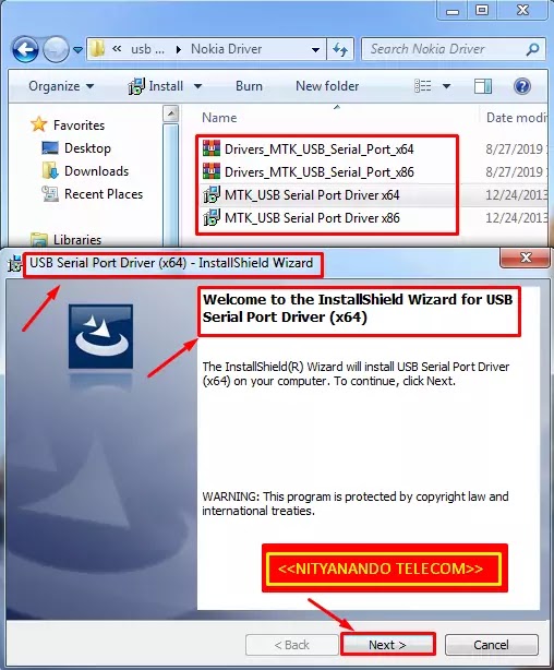 Nokia MTK USB Serial Port Driver Download Windows_64&32 Bit.