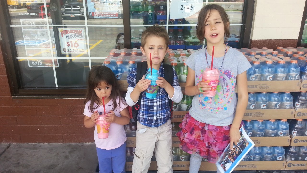 Last day of school Slurpees