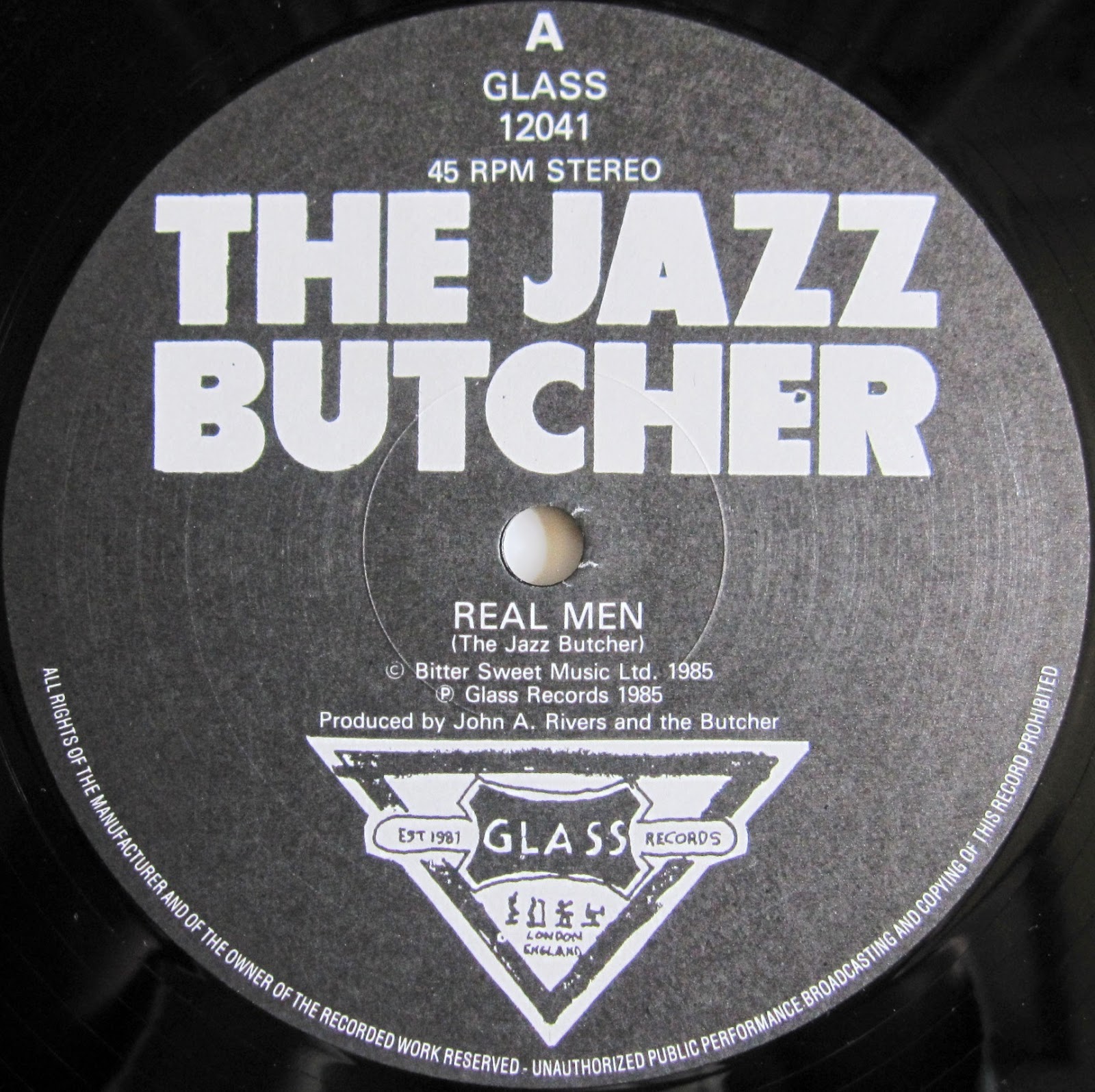 From A Northern Place The Jazz Butcher Real Men (12")
