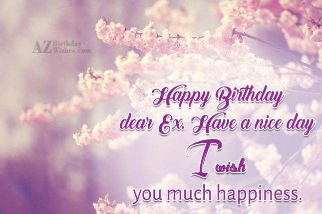 Birthday Wishes For Ex BF