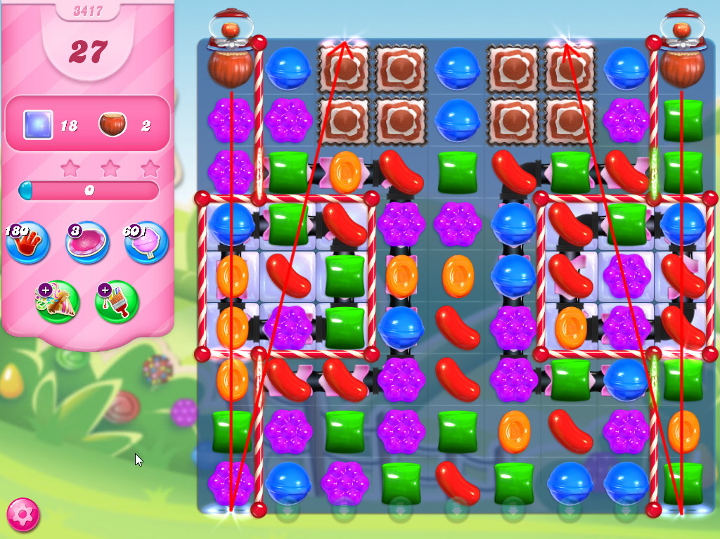 Candy Crush Saga level 3417 Candy Crush Saga level 3417