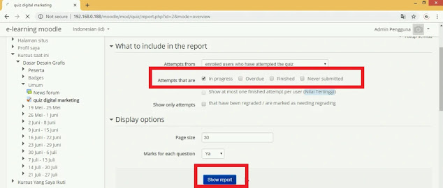 Cara Merekap Nilai LMS Moodle Dalam Bentuk Excel Cara Merekap Nilai LMS Moodle Dalam Bentuk Excel