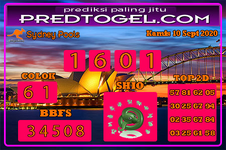 Pred Sdy Kamis 10 September 2020 Pred Togel Sydney Hari Ini Terjitu