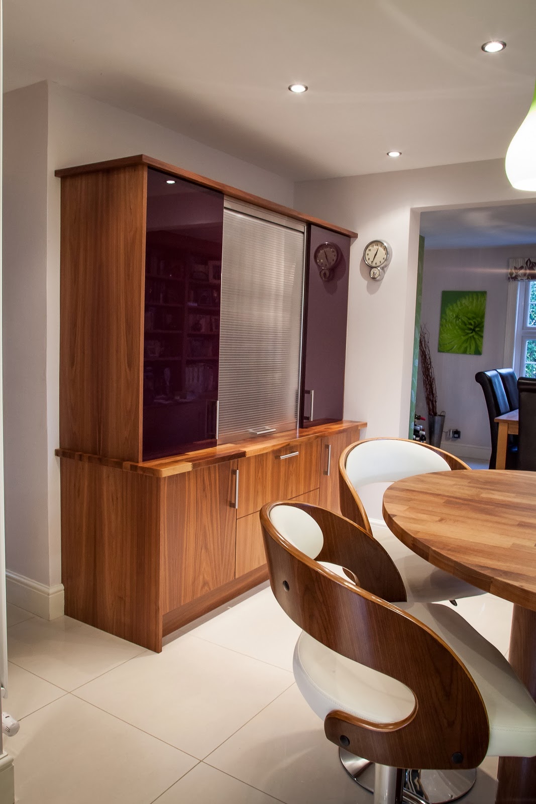 Furniture Smart Walnut & Gloss Kitchen
