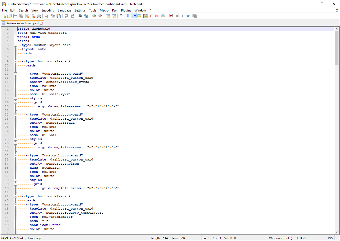 yaml select a suitable text editor