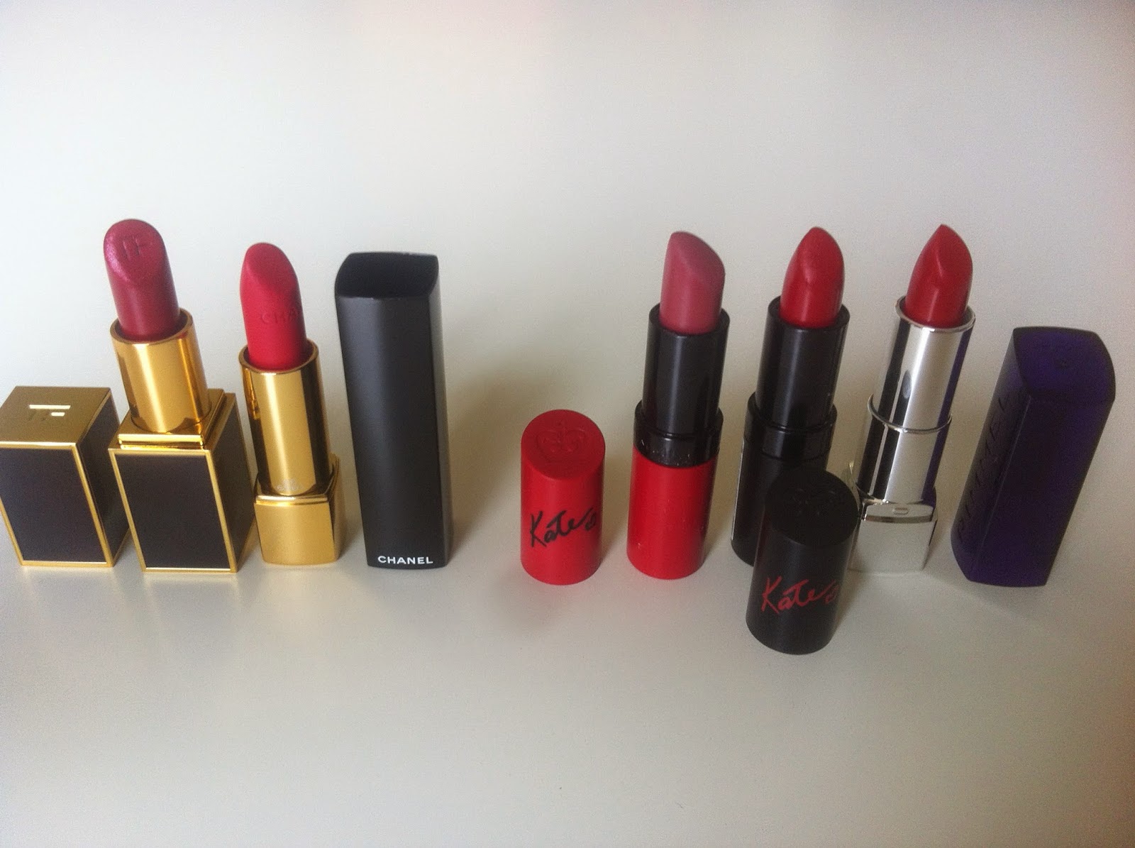 tag the lip products addict, tom ford lipstick, chanel rouge allure velvet, rimmel kate moss lipstick, rimmel lipstick