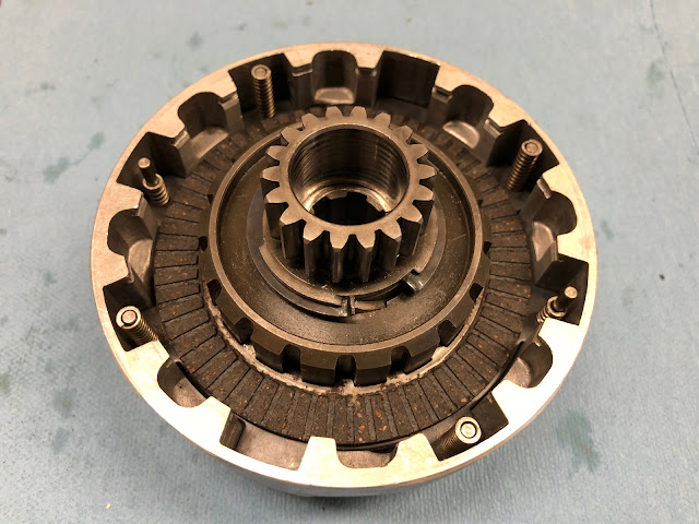 Honda CT90 clutch pack build up