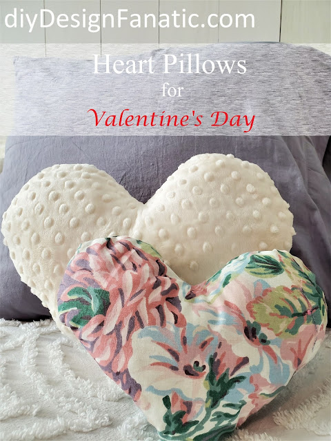 Valentine's Day, Valentine's Day gift, sewing project, cottage style, diy