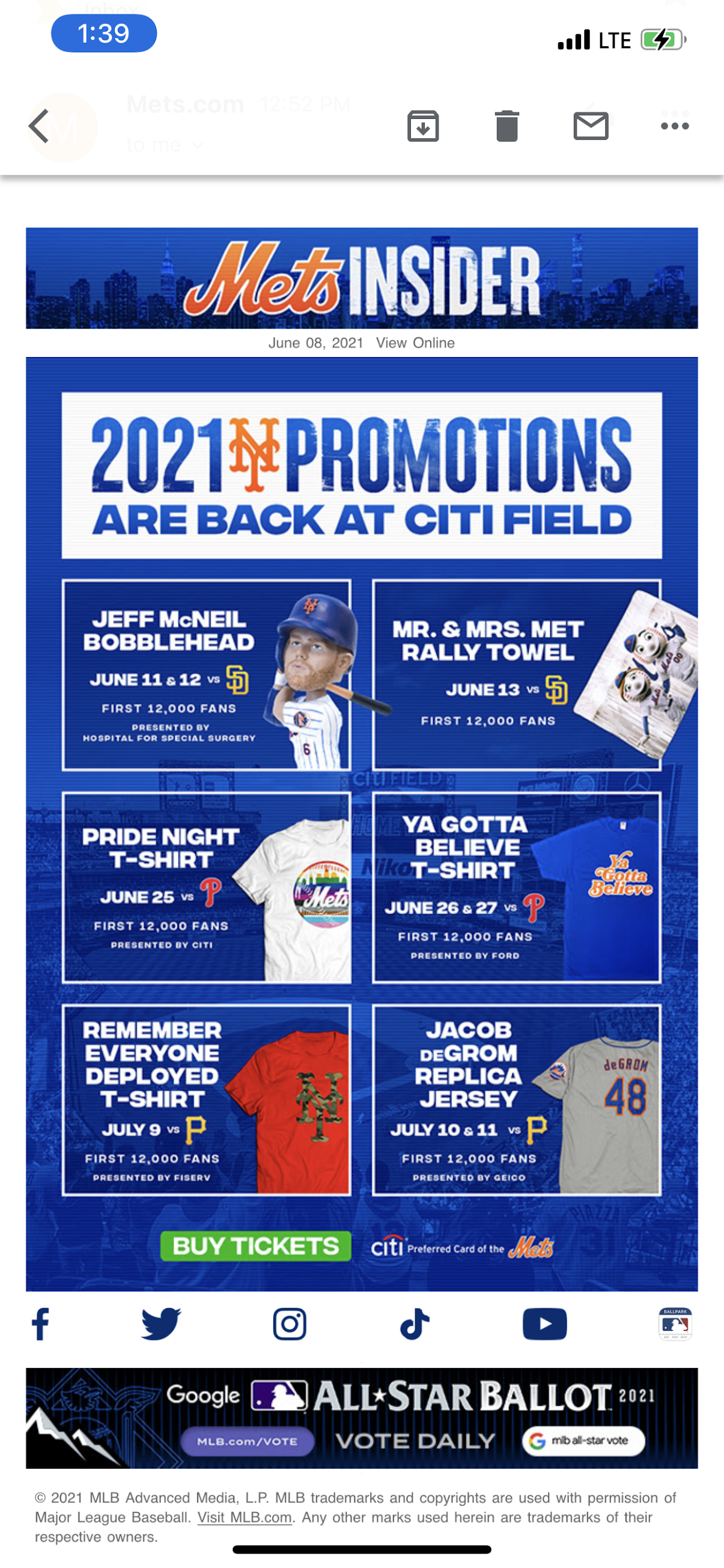  Upcoming Mets Promotions