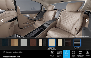 Màu Nội thất ốp gỗ Designo màu Đen Piano Mercedes Maybach S600 2017 Nội thất Mercedes Maybach S600 2017 màu Vàng Silk (965)