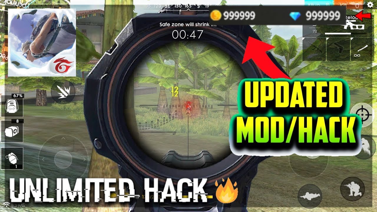 Free Fire 1 34 0 Mod Ultra Aim Sensitivity Damage