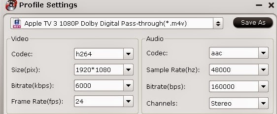 backup Blu-ray/DVD/VCD on Apple TV 3