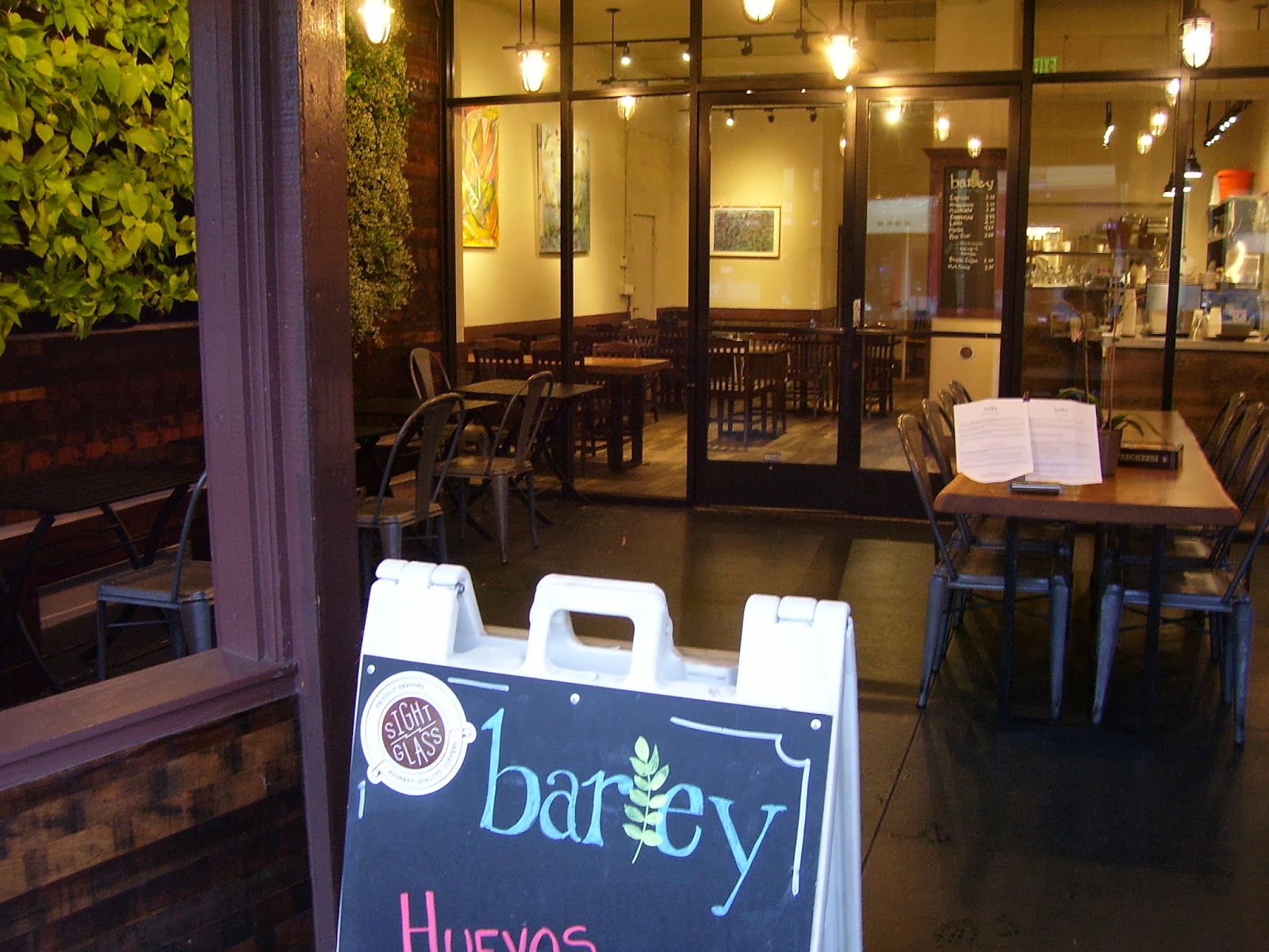 Breakfast at Epiphany's cafe barley