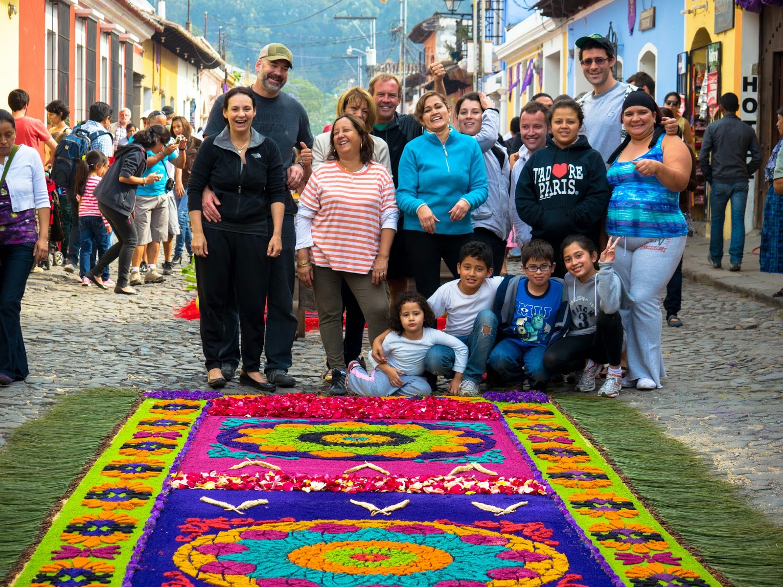 alfombras of semana santa antigua guatemala
