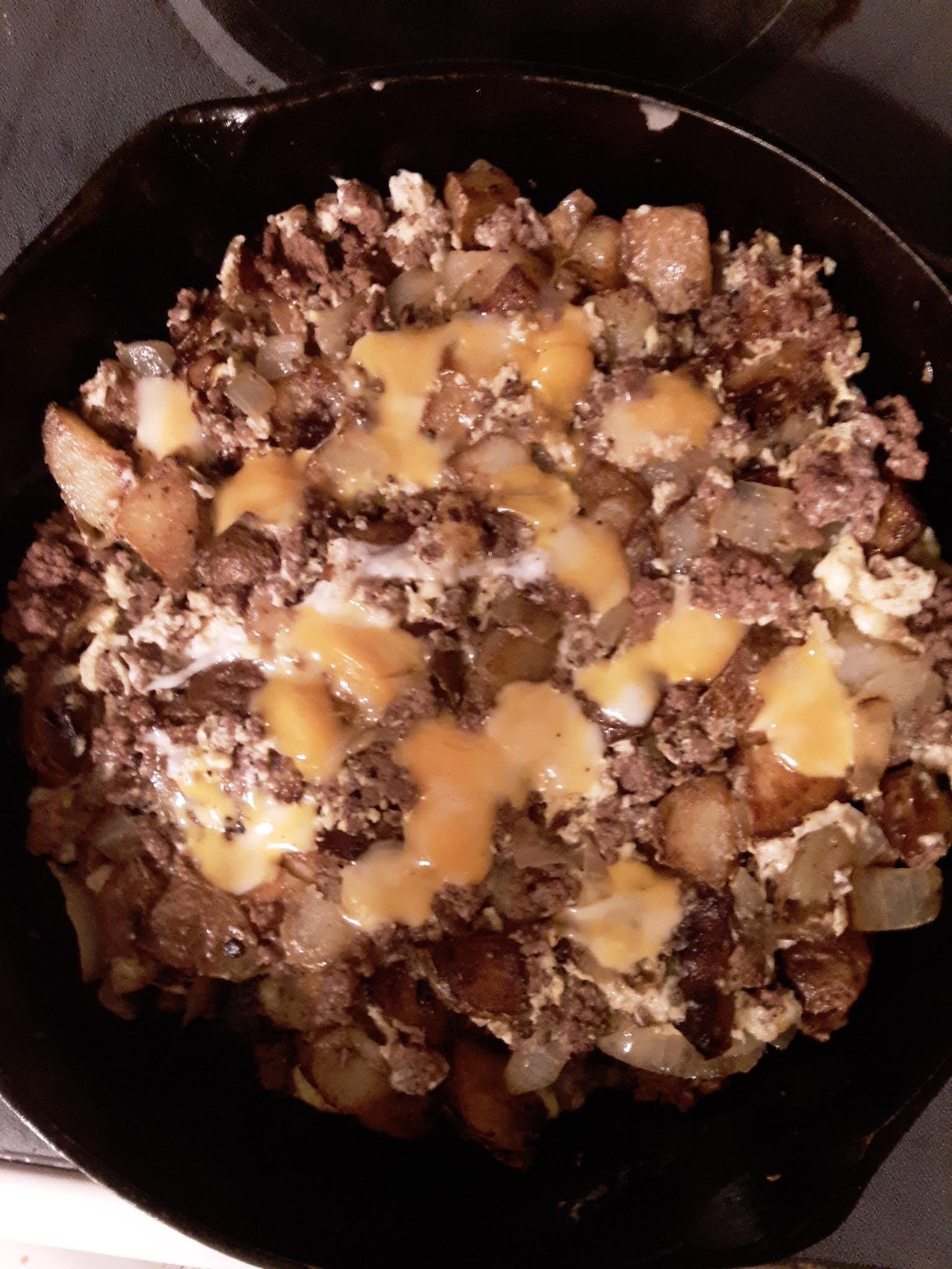 Some Outdoor Cooking Mountain Man Breakfast in Dutch Oven