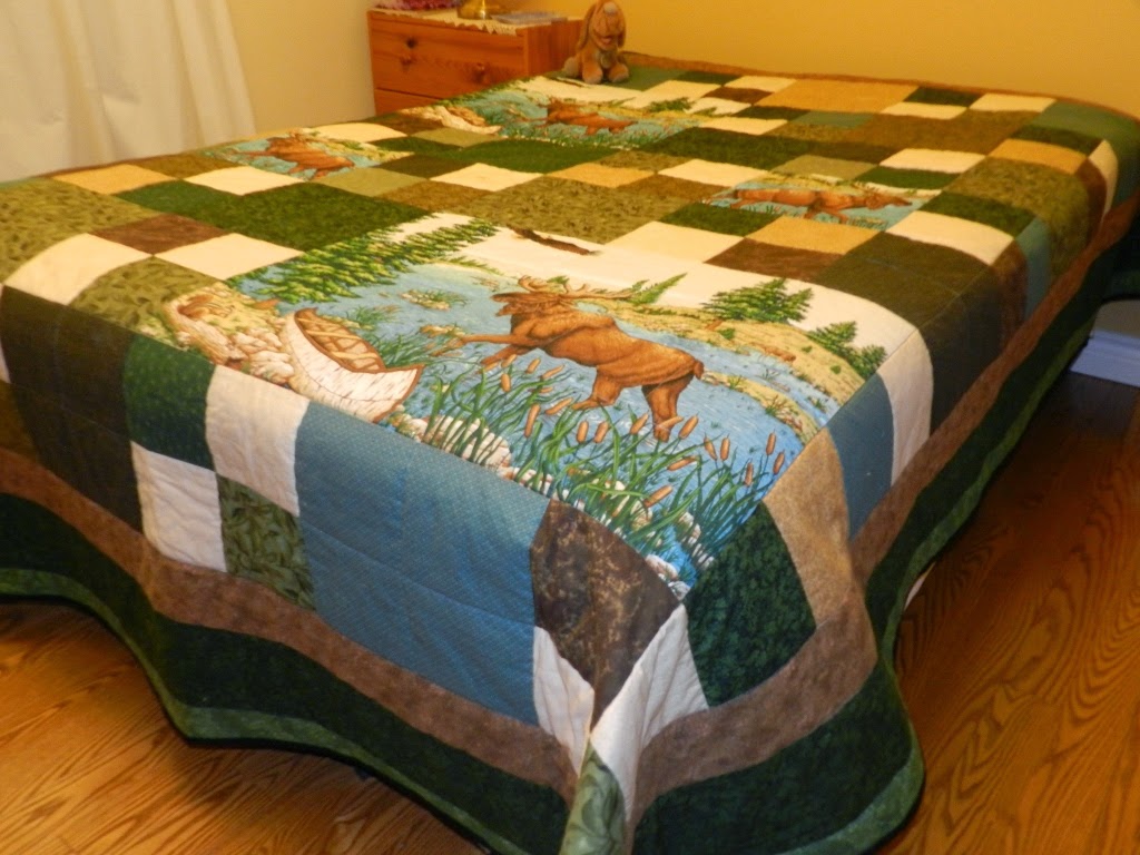 6 Northern Sisters Moose quilt