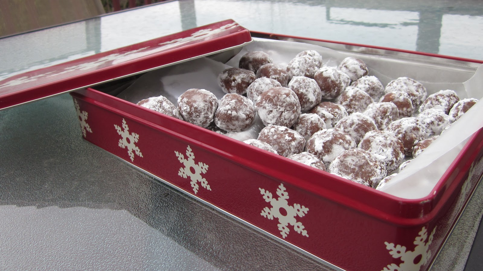 Baking with Booze Part 1 Rum Balls Dishing Gourmet