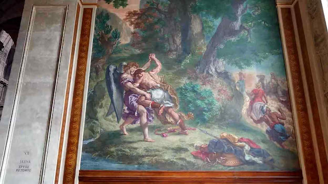 Frescos del Pintor Delacroix en Saint-Sulpice