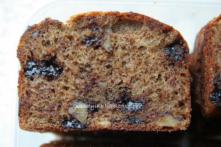 Table for 2.... or more Chocolate Chip Buckwheat Banana Cake