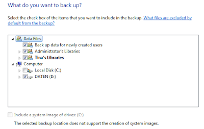 Backup Data Komputer Windows 7 Pilih Data