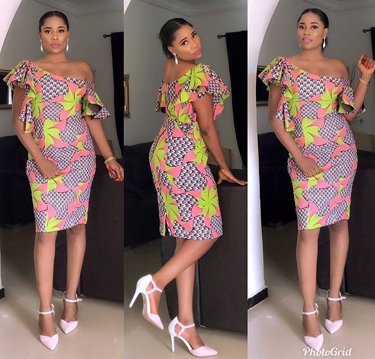ankara latest short gown 2019