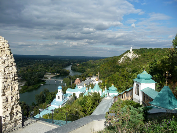 Святогорская Свято-Успенская Лавра. Вид со смотровой площадки