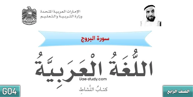 حل اسئلة سورة البروج للصف الرابع اللغه العربيه