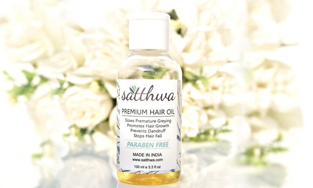 Buy Satthwa Premium Hair Oil to control hair fall, graying, dandruff.