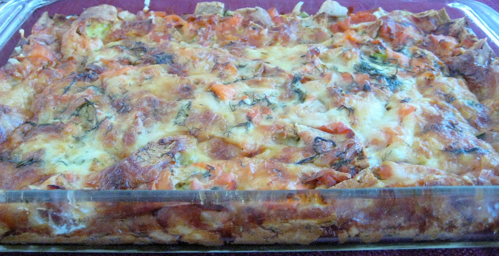 Equal Opportunity Kitchen Lox and Bagel Cheese Strata