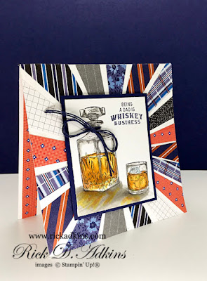 Because it's Whiskey Business being a dad I made this square starburst card for this week's creative challenge at the Spot challenge click here