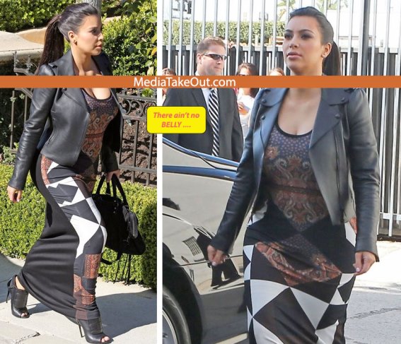 According To Mto Kim K Is Faking Her Pregnancy Lol