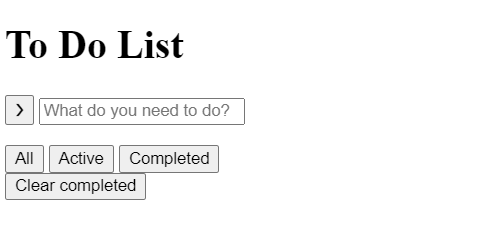To Do list Using JavaScript