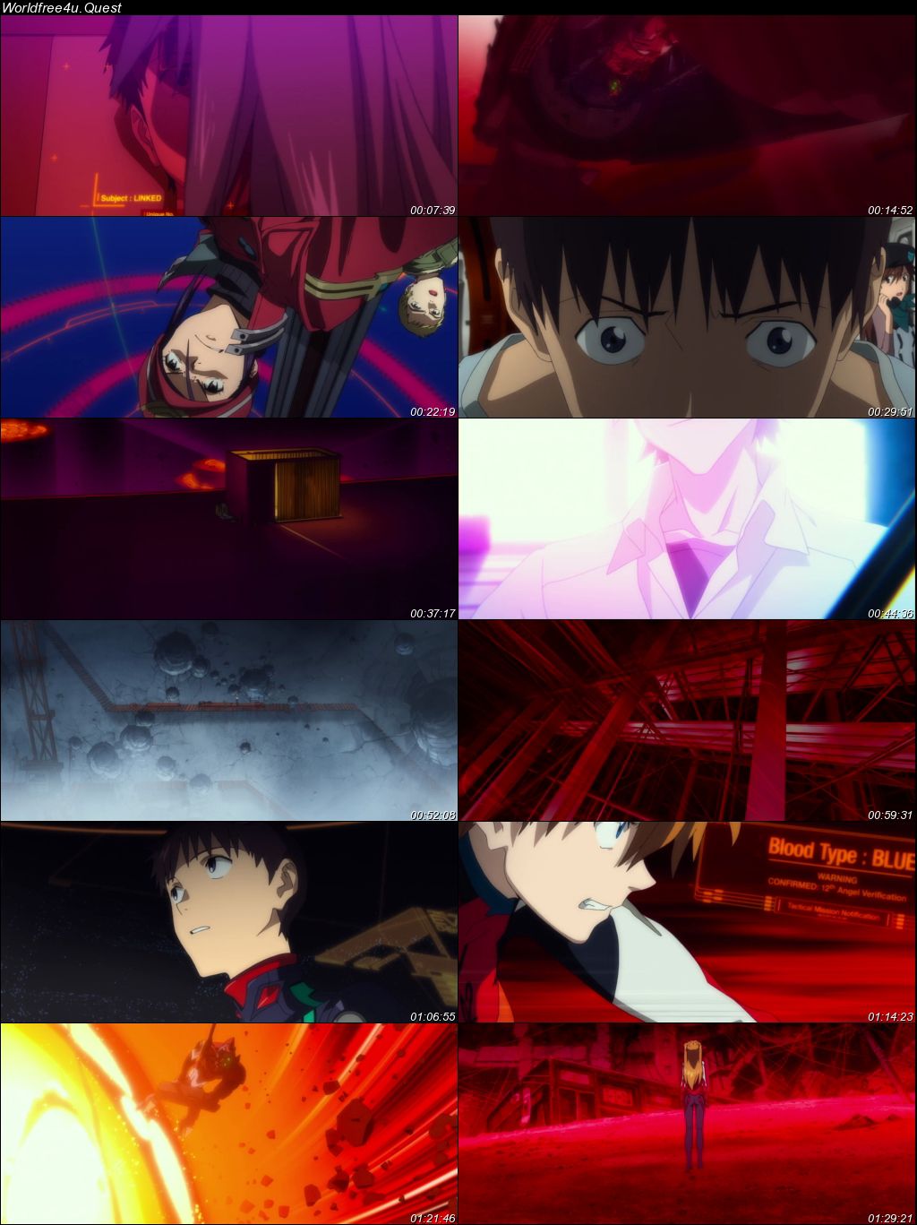 Evangelion: 3.0 You Can (Not) Redo 2012 BRRip 480p Dual Audio 300Mb