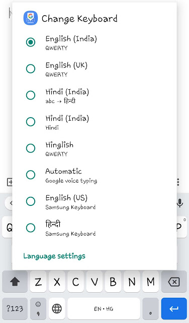 Change Gboard keyboard language