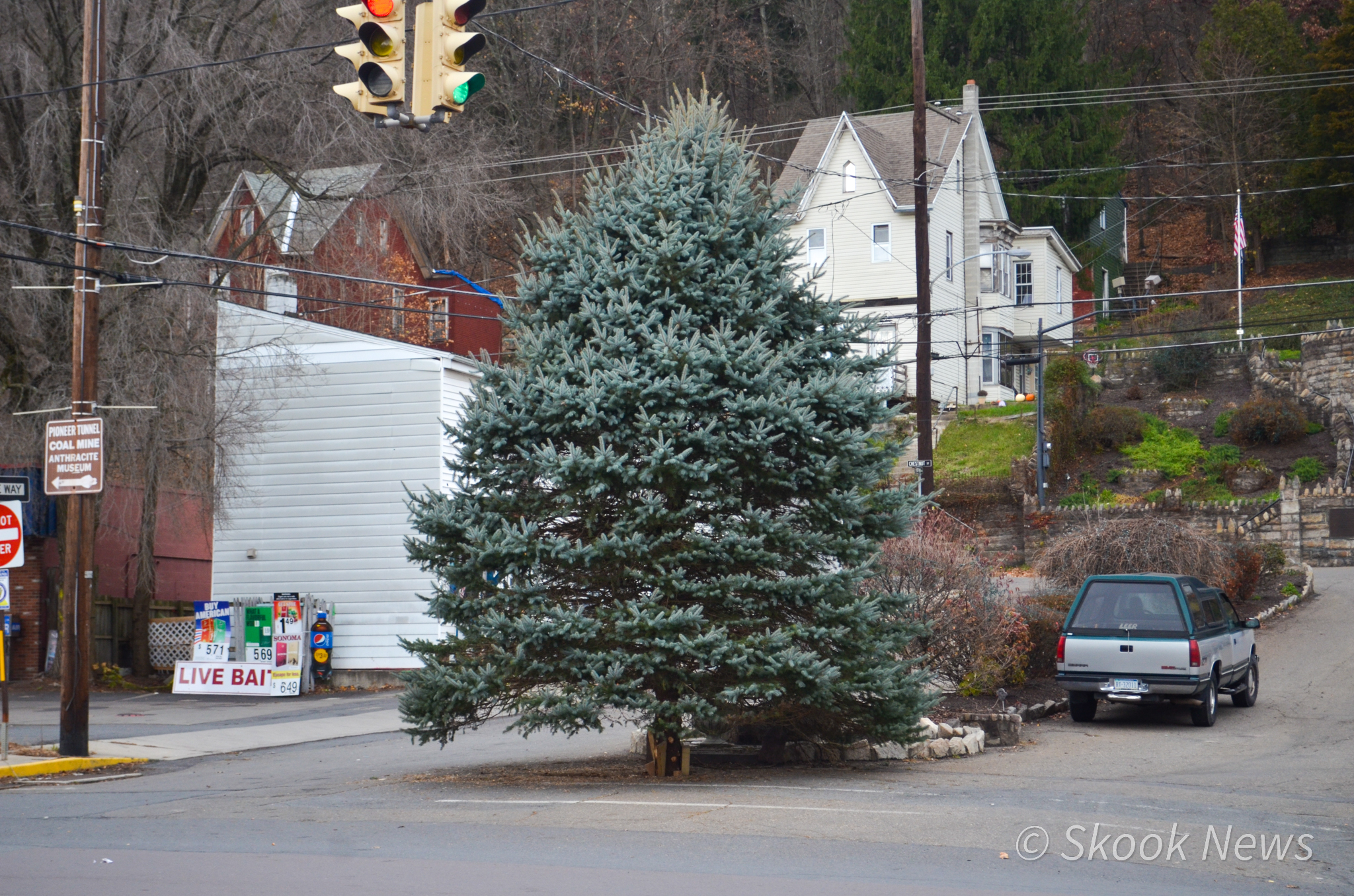 Volunteers Spend Sunday Decorating Ashland Christmas Tree