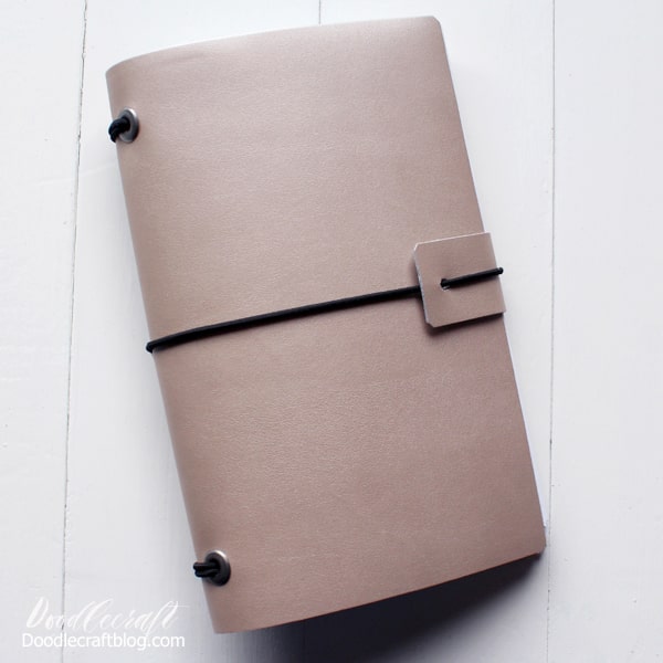 Refillable Leather Journal DIY