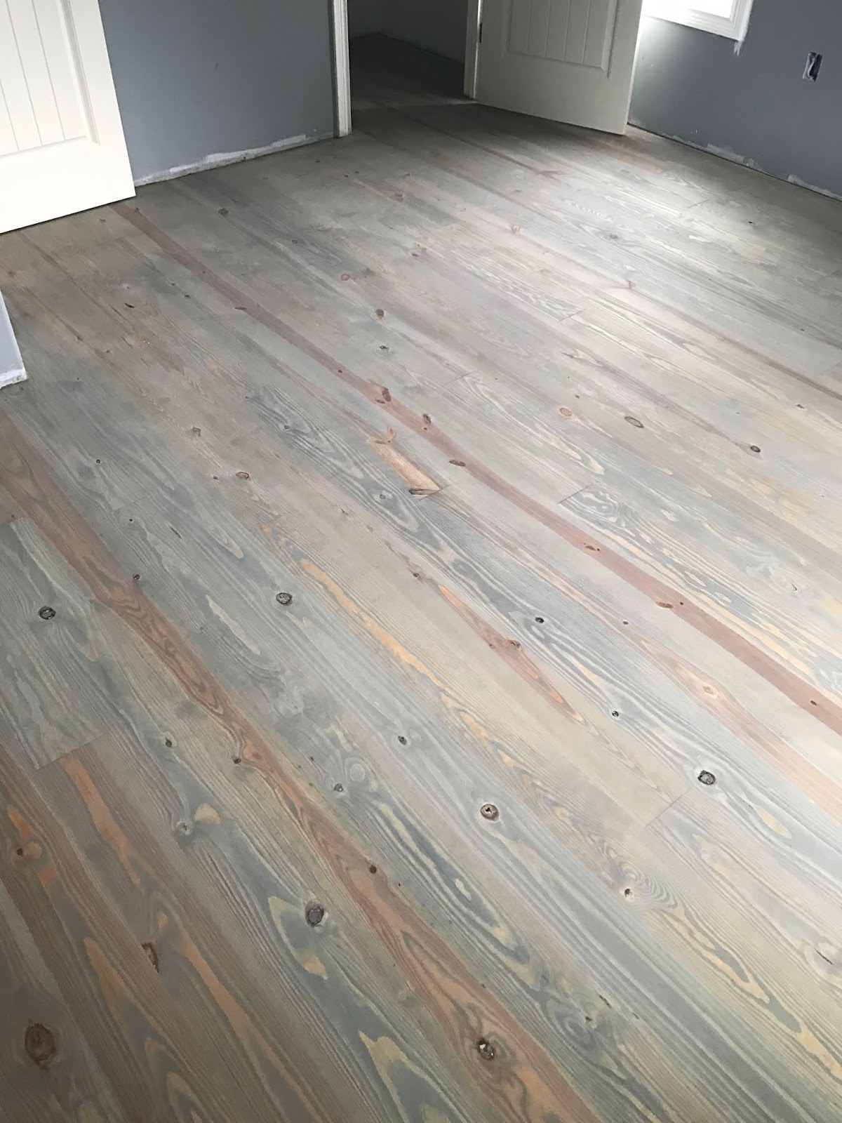 From Gardners 2 Bergers Diy Reclaimed Pine Floors Our