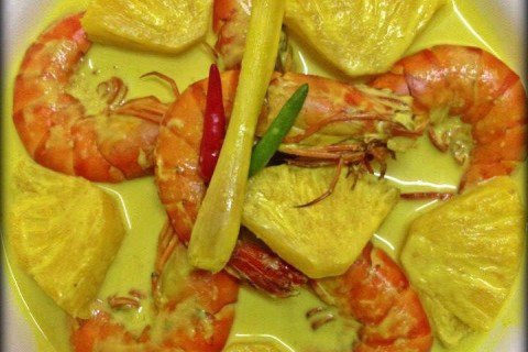 HIDUP BERDIKARI RESEPI UDANG MASAK LEMAK NENAS