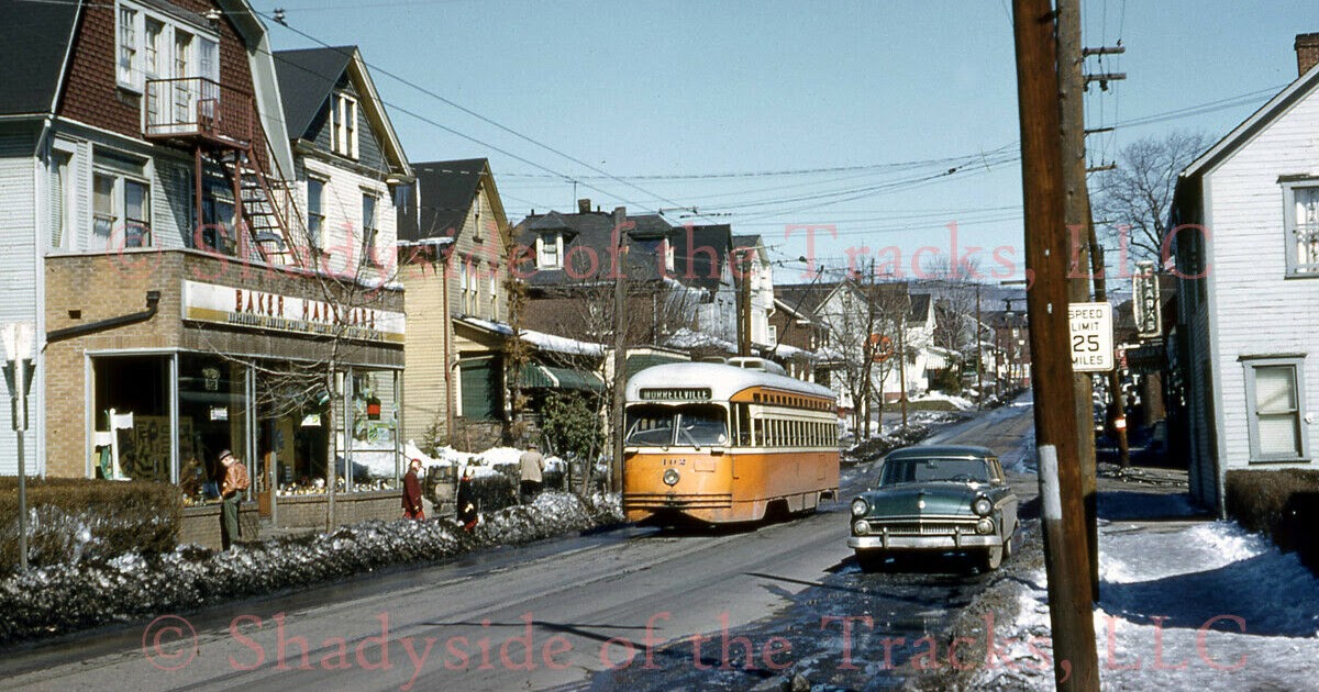 Vintage Johnstown Trolley Time Bakers Hardware Strayer Street