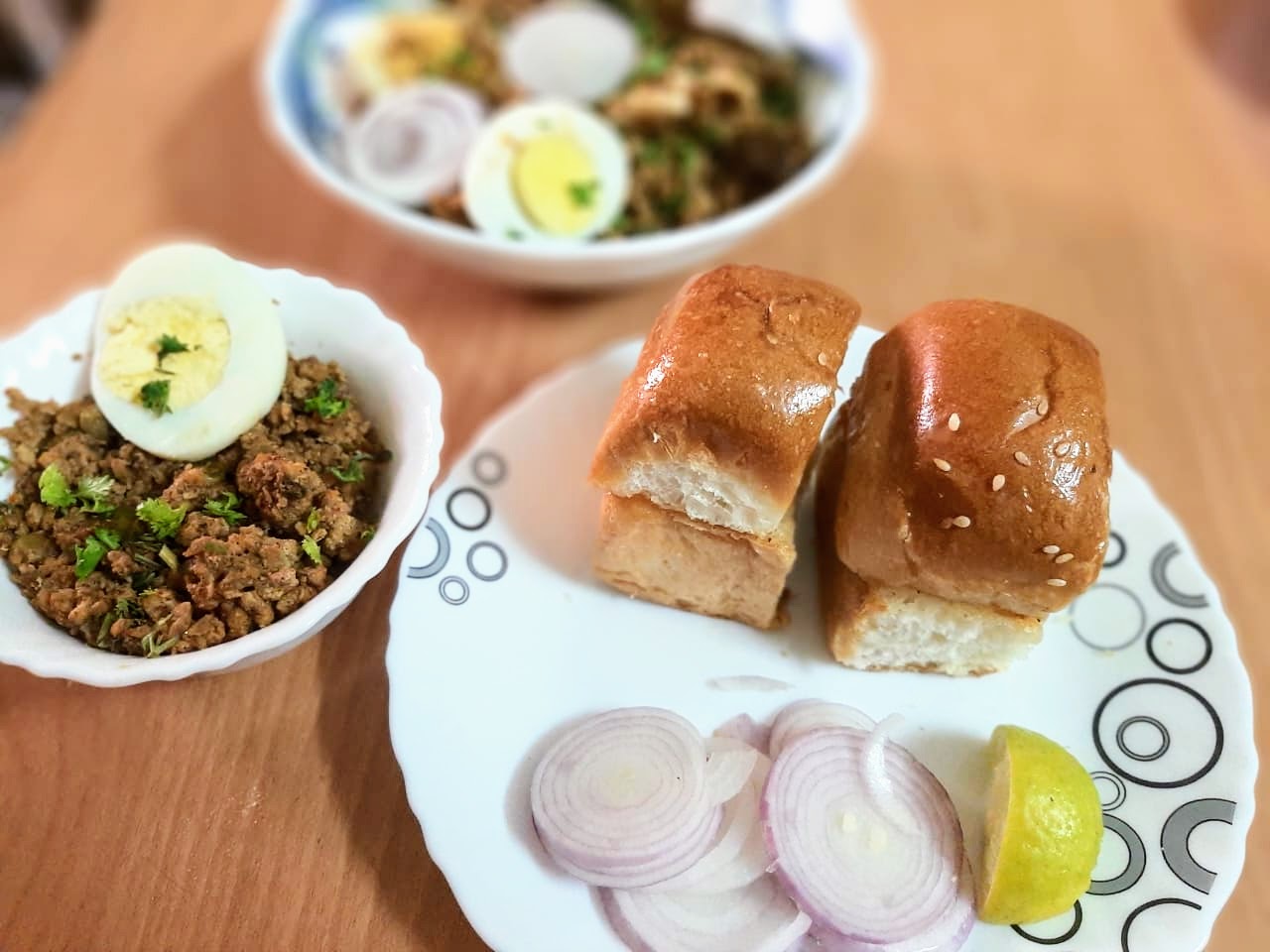 Chicken keema pav
