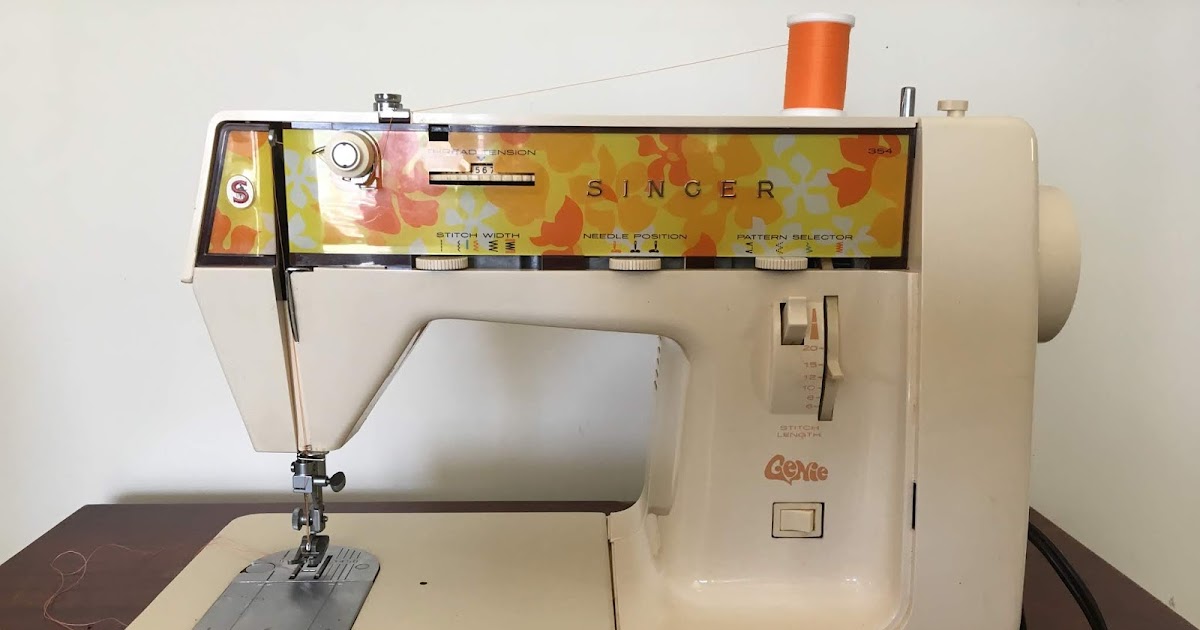 Reclaimed Stitches Singer Genie 354 It