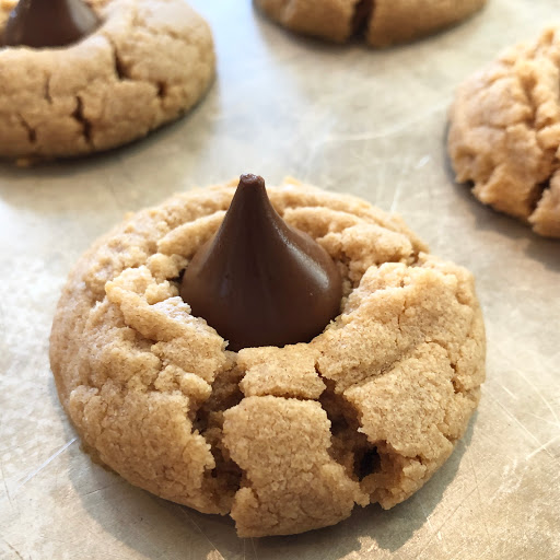Easy Pantry Recipes Peanut Butter Kiss Cookies (GF) (opt. SF)
