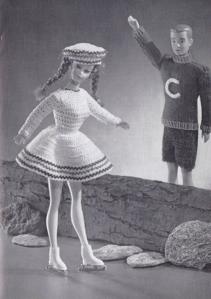 The Vintage Toy Chest Doll Clothes Knitted and Crocheted