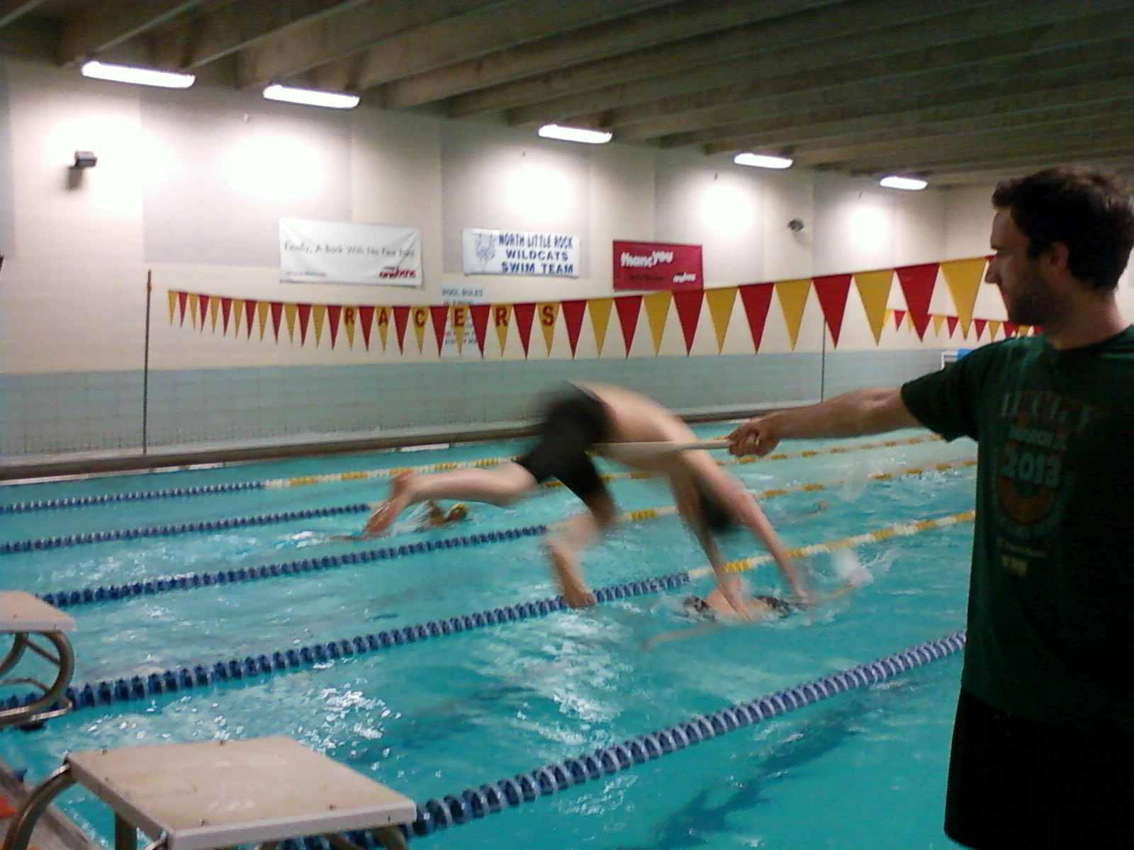 We are MARSHALL Swim Practice