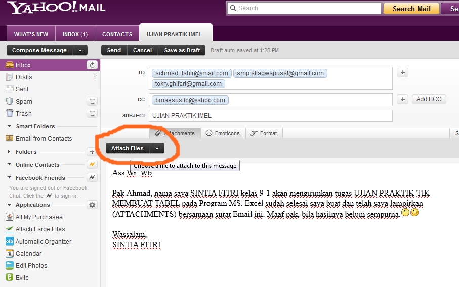 Cara Mengirim Email Yahoo dan Melampirkan File