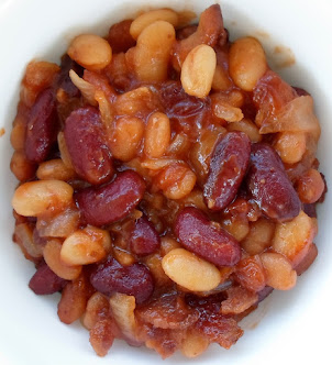 darn good baked beans! (using canned beans)