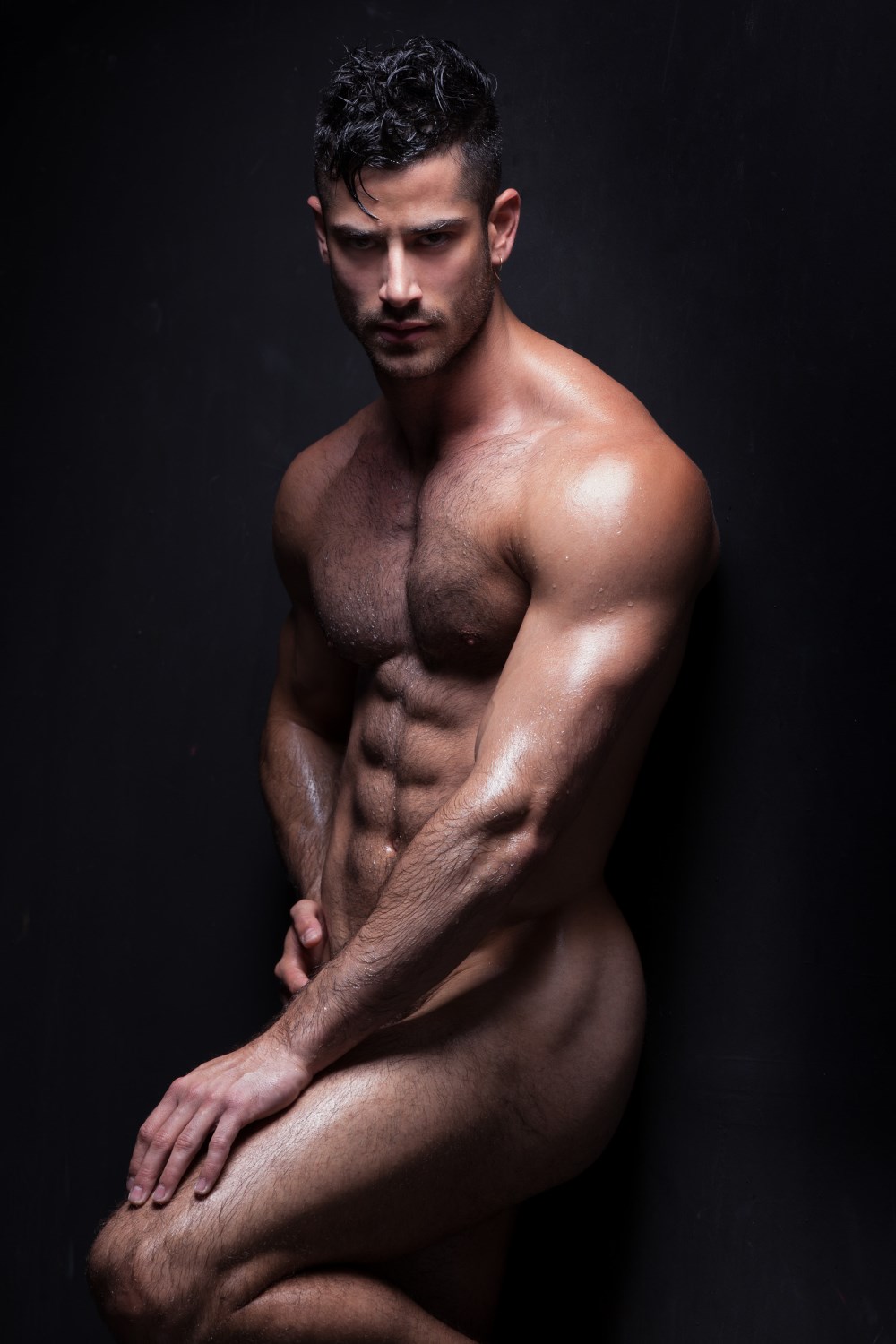 Male model nude top