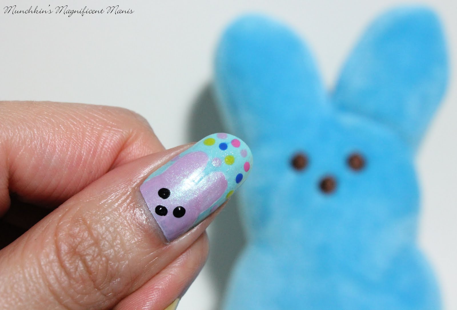 Munchkin’s Magnificent Manis Chillin with My Peeps Easter Nail Desig