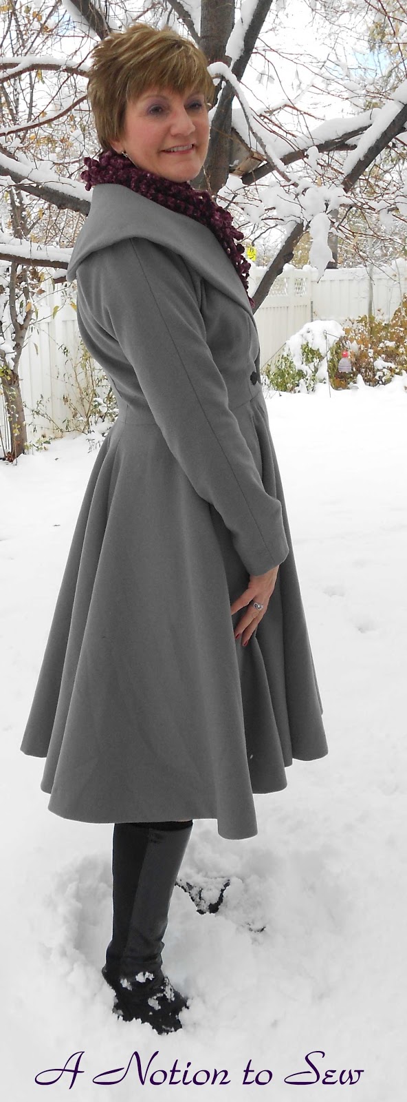 a notion to sew: Butterick 5824: Grey Wool Coat