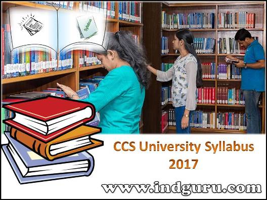 CCS University Syllabus 2017 CCS University Syllabus